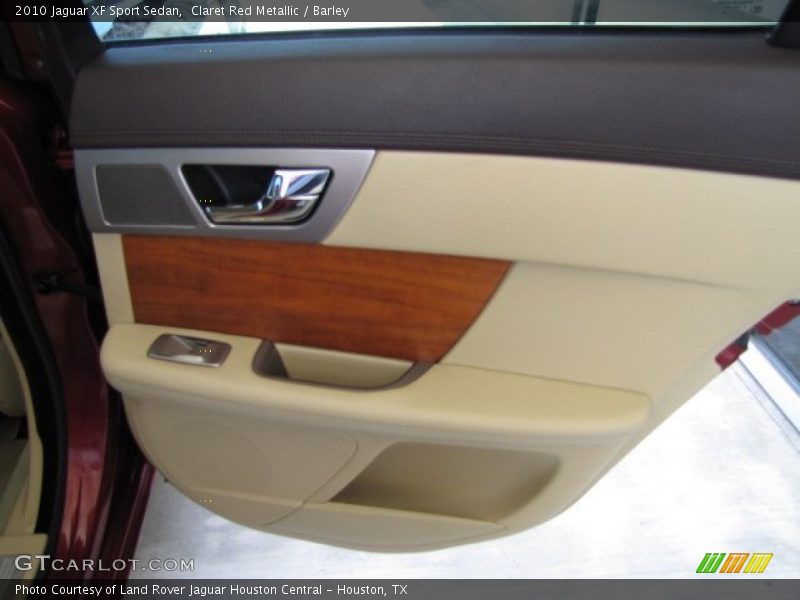 Claret Red Metallic / Barley 2010 Jaguar XF Sport Sedan