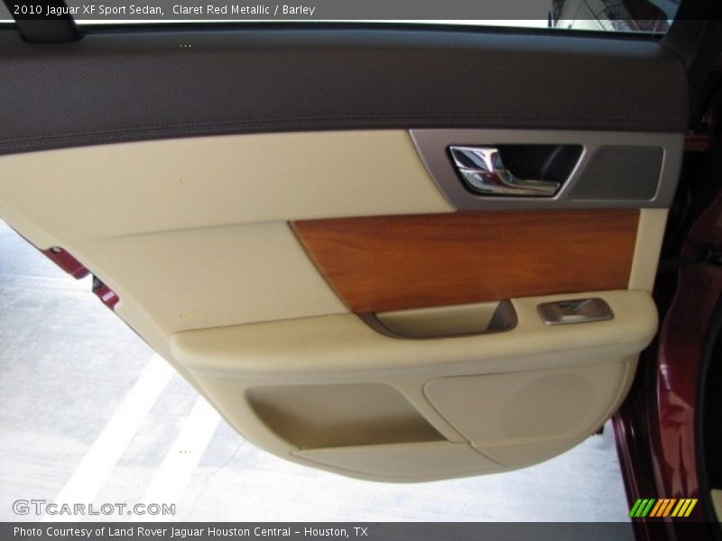Claret Red Metallic / Barley 2010 Jaguar XF Sport Sedan