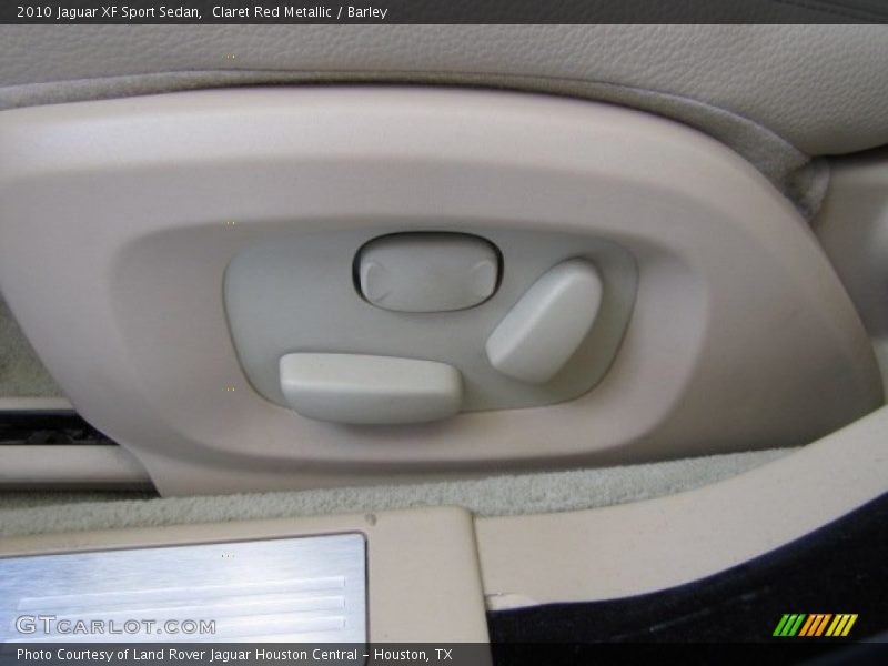 Claret Red Metallic / Barley 2010 Jaguar XF Sport Sedan