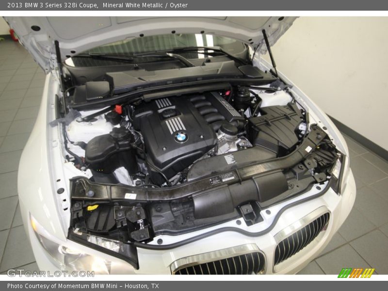 Mineral White Metallic / Oyster 2013 BMW 3 Series 328i Coupe