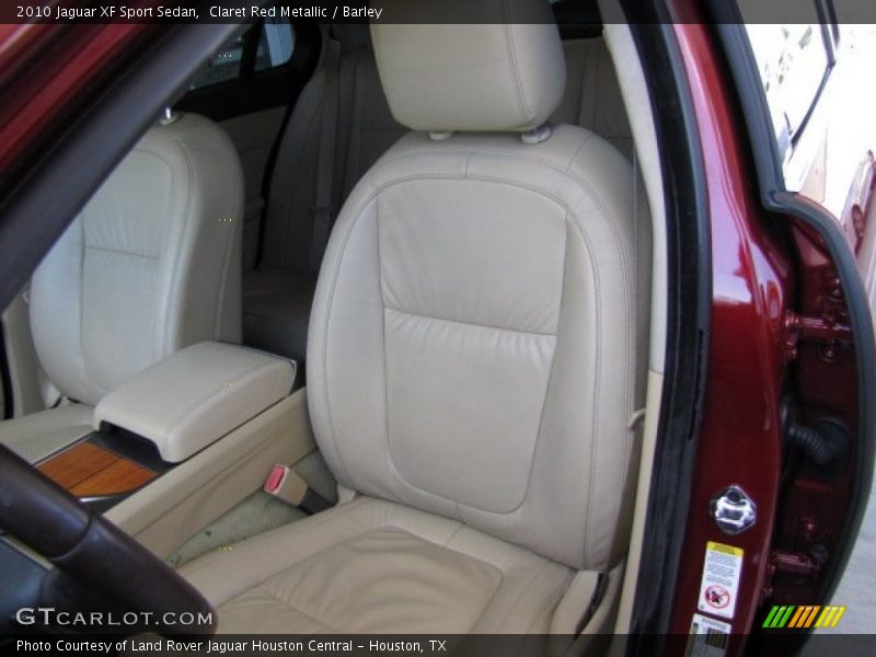 Claret Red Metallic / Barley 2010 Jaguar XF Sport Sedan