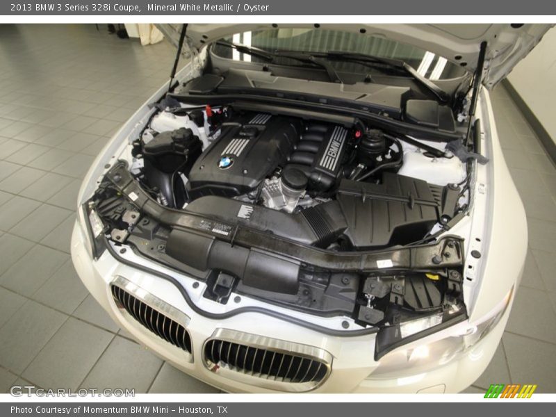 Mineral White Metallic / Oyster 2013 BMW 3 Series 328i Coupe