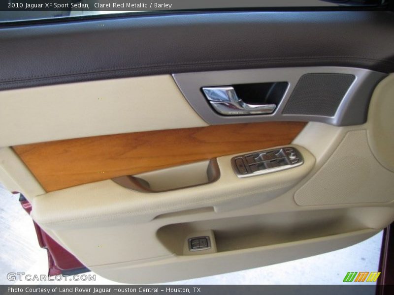 Claret Red Metallic / Barley 2010 Jaguar XF Sport Sedan