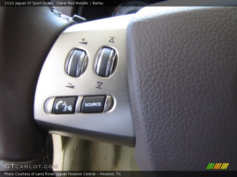 Claret Red Metallic / Barley 2010 Jaguar XF Sport Sedan