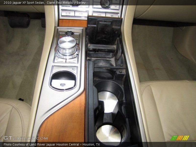 Claret Red Metallic / Barley 2010 Jaguar XF Sport Sedan