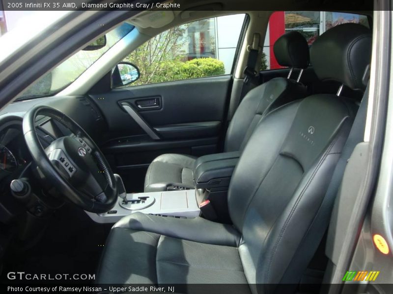 Diamond Graphite Gray / Graphite 2005 Infiniti FX 35 AWD