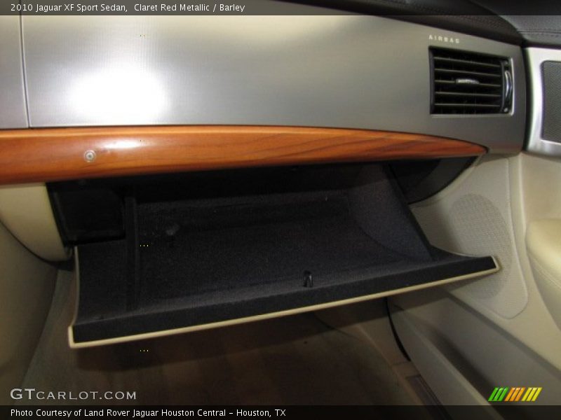 Claret Red Metallic / Barley 2010 Jaguar XF Sport Sedan