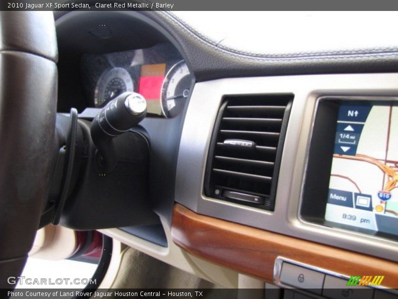 Claret Red Metallic / Barley 2010 Jaguar XF Sport Sedan