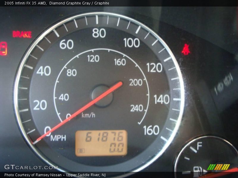 Diamond Graphite Gray / Graphite 2005 Infiniti FX 35 AWD