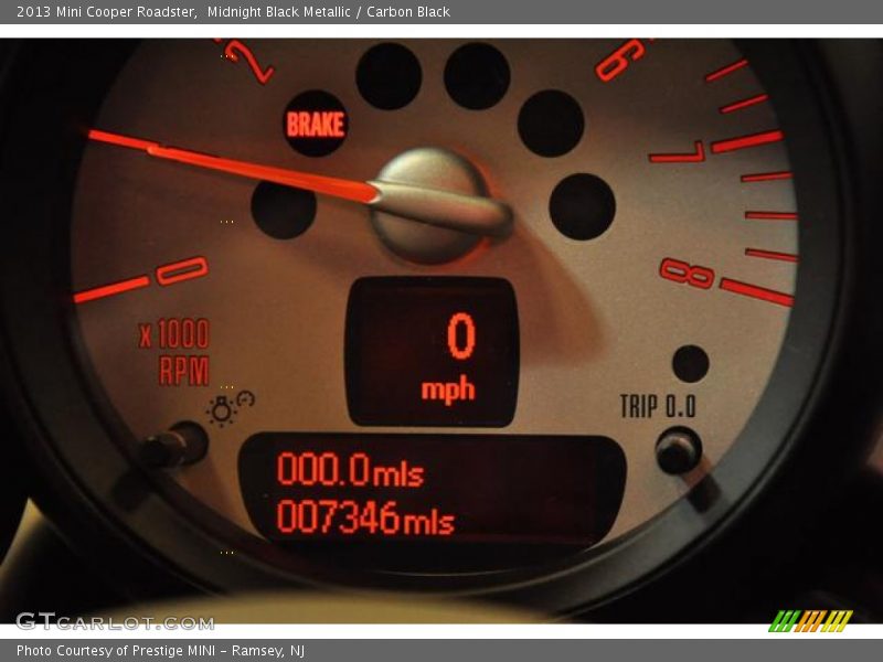 Midnight Black Metallic / Carbon Black 2013 Mini Cooper Roadster