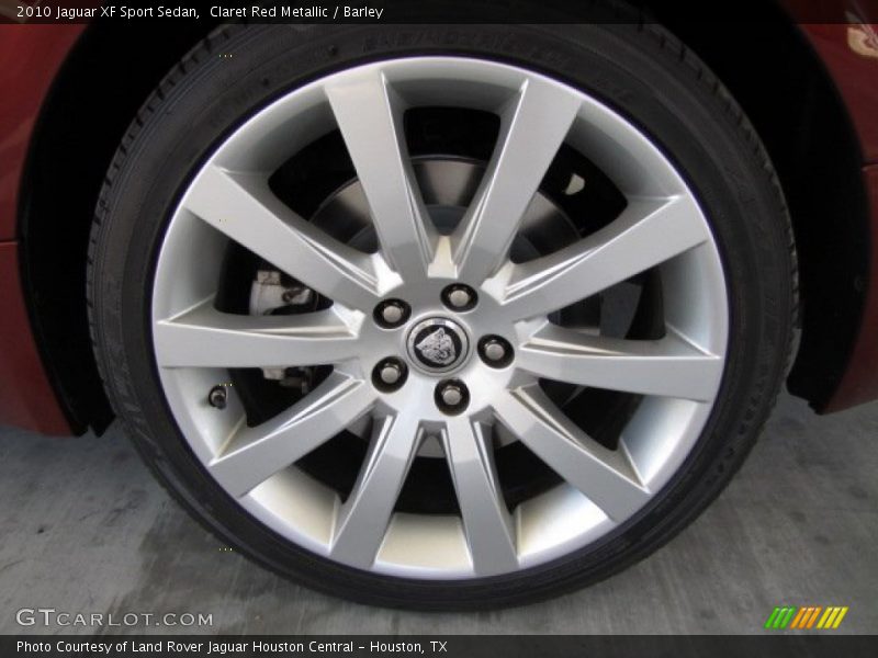 Claret Red Metallic / Barley 2010 Jaguar XF Sport Sedan