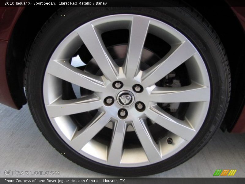 Claret Red Metallic / Barley 2010 Jaguar XF Sport Sedan