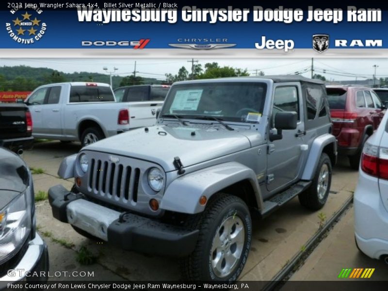 Billet Silver Metallic / Black 2013 Jeep Wrangler Sahara 4x4