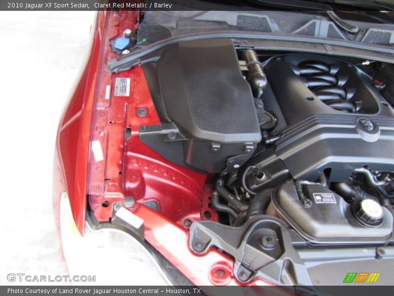 Claret Red Metallic / Barley 2010 Jaguar XF Sport Sedan