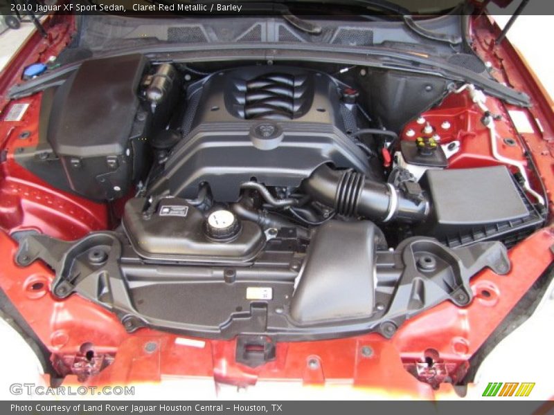 Claret Red Metallic / Barley 2010 Jaguar XF Sport Sedan