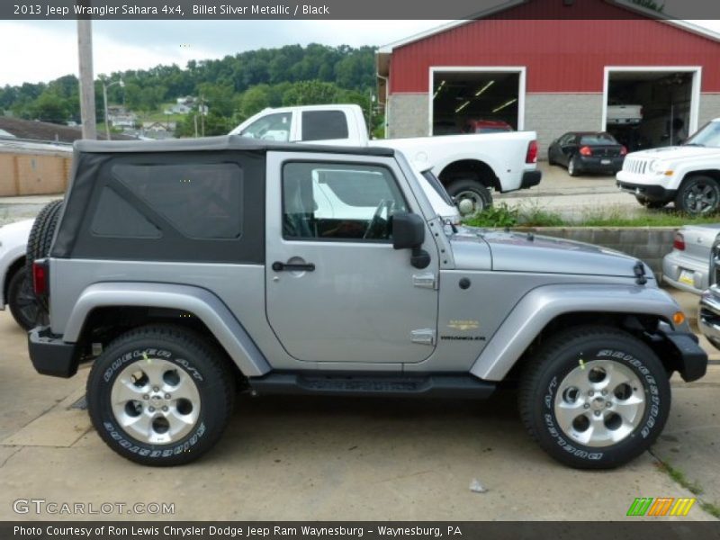 Billet Silver Metallic / Black 2013 Jeep Wrangler Sahara 4x4