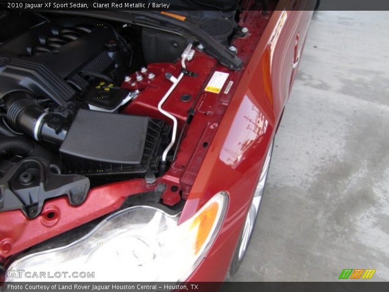 Claret Red Metallic / Barley 2010 Jaguar XF Sport Sedan
