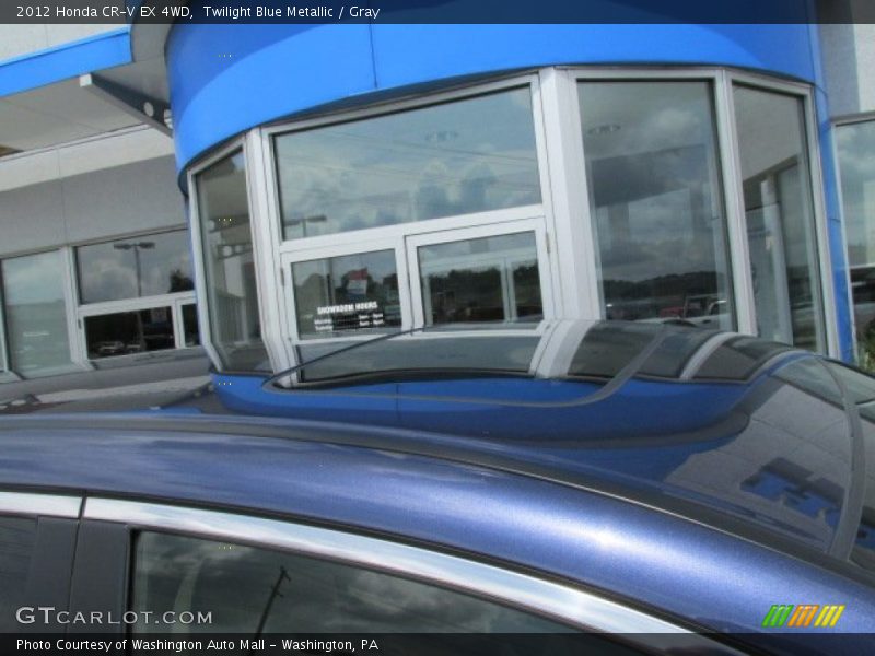 Twilight Blue Metallic / Gray 2012 Honda CR-V EX 4WD