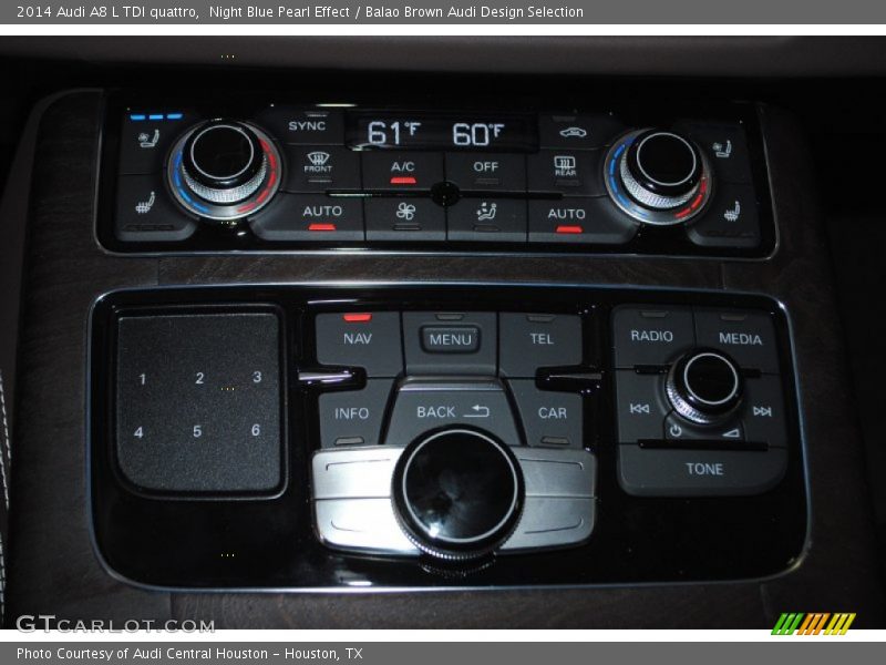 Controls of 2014 A8 L TDI quattro