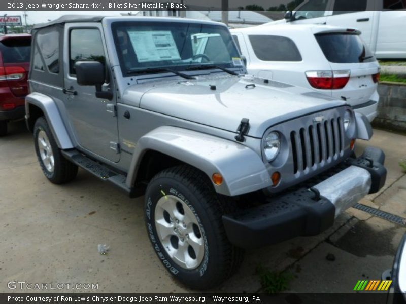 Billet Silver Metallic / Black 2013 Jeep Wrangler Sahara 4x4