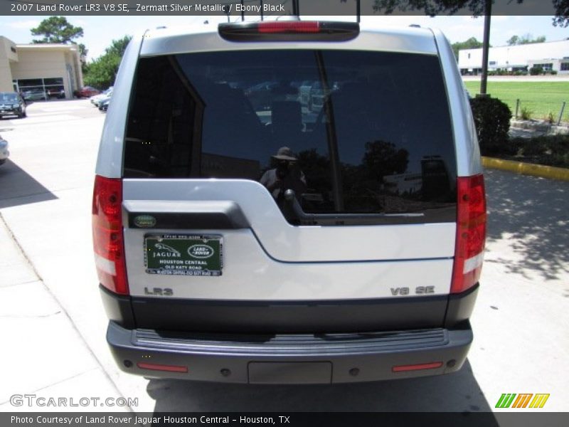 Zermatt Silver Metallic / Ebony Black 2007 Land Rover LR3 V8 SE