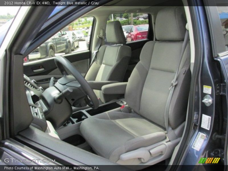 Twilight Blue Metallic / Gray 2012 Honda CR-V EX 4WD