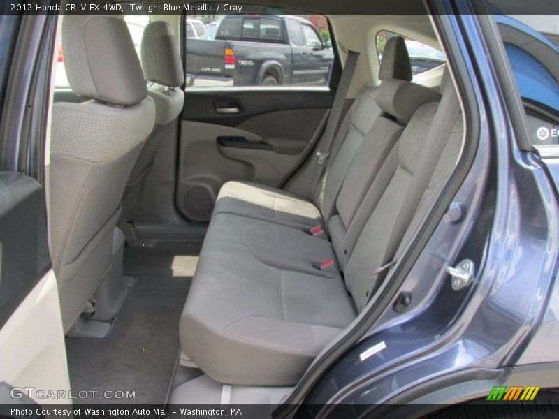 Twilight Blue Metallic / Gray 2012 Honda CR-V EX 4WD