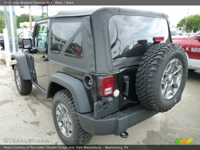 Black / Black 2013 Jeep Wrangler Rubicon 4x4
