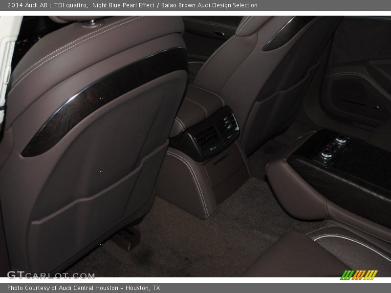 Night Blue Pearl Effect / Balao Brown Audi Design Selection 2014 Audi A8 L TDI quattro