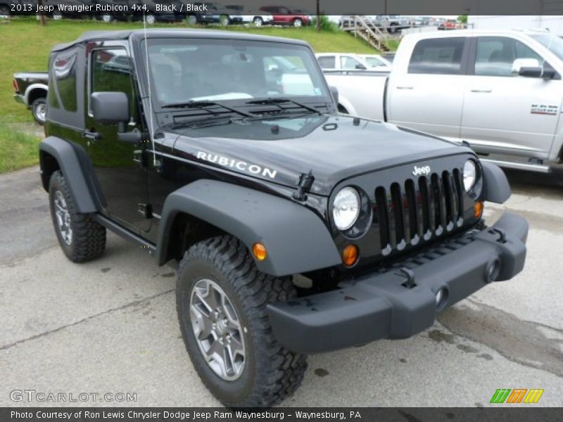 Black / Black 2013 Jeep Wrangler Rubicon 4x4