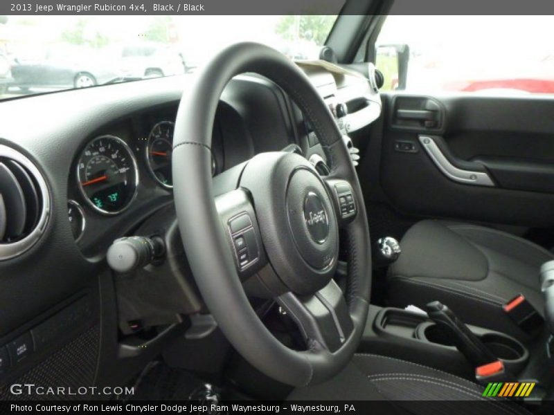 Black / Black 2013 Jeep Wrangler Rubicon 4x4