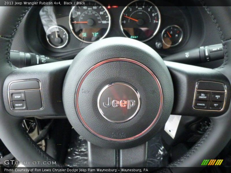 Black / Black 2013 Jeep Wrangler Rubicon 4x4