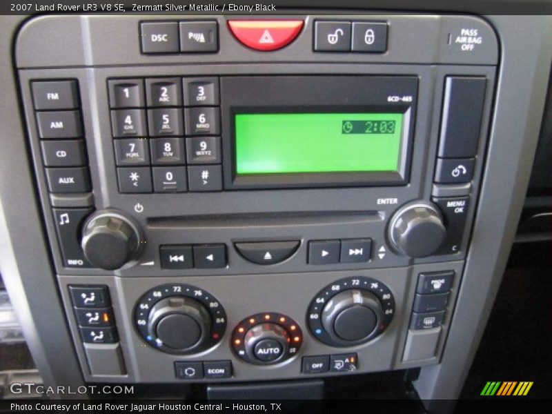 Controls of 2007 LR3 V8 SE