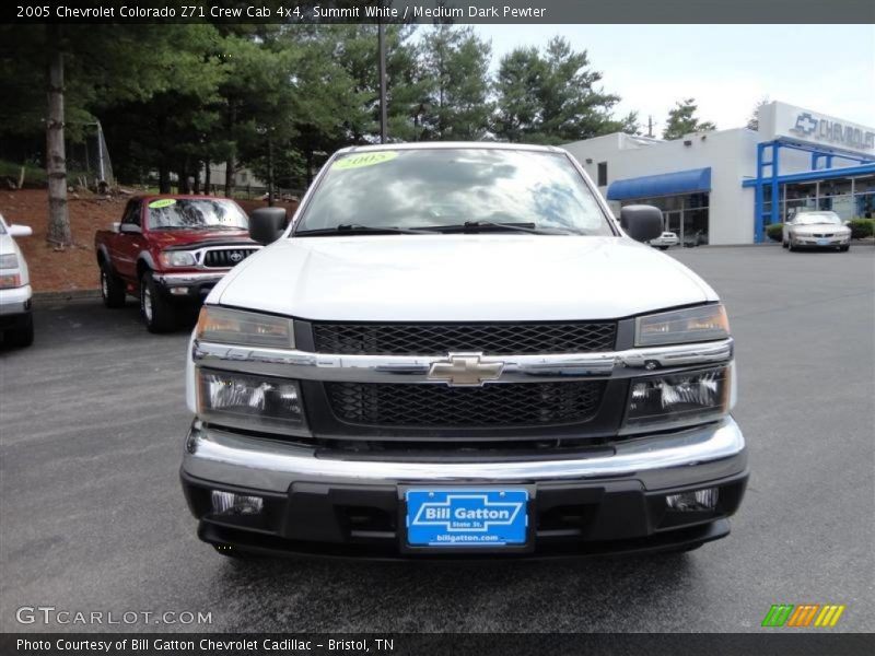 Summit White / Medium Dark Pewter 2005 Chevrolet Colorado Z71 Crew Cab 4x4