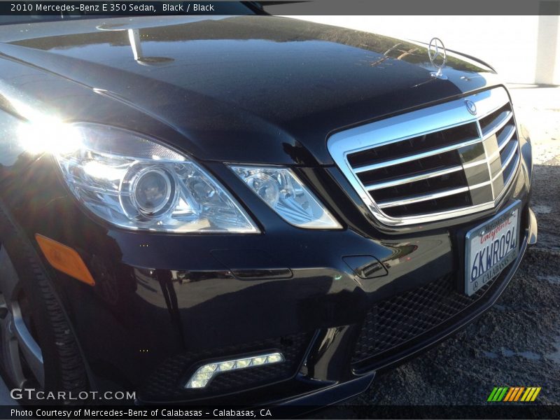 Black / Black 2010 Mercedes-Benz E 350 Sedan