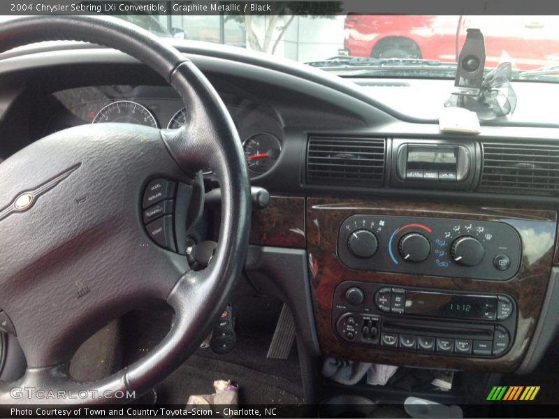 Graphite Metallic / Black 2004 Chrysler Sebring LXi Convertible