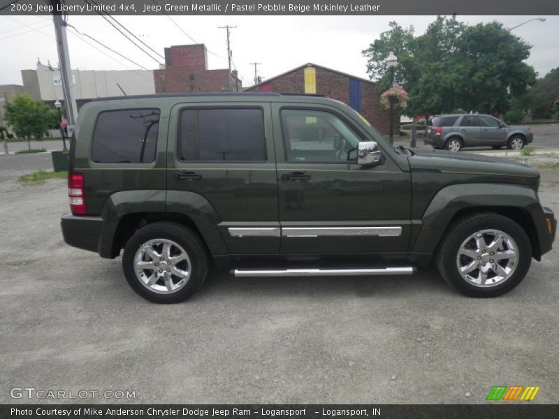 Jeep Green Metallic / Pastel Pebble Beige Mckinley Leather 2009 Jeep Liberty Limited 4x4