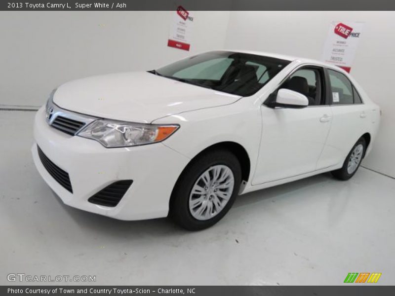Super White / Ash 2013 Toyota Camry L