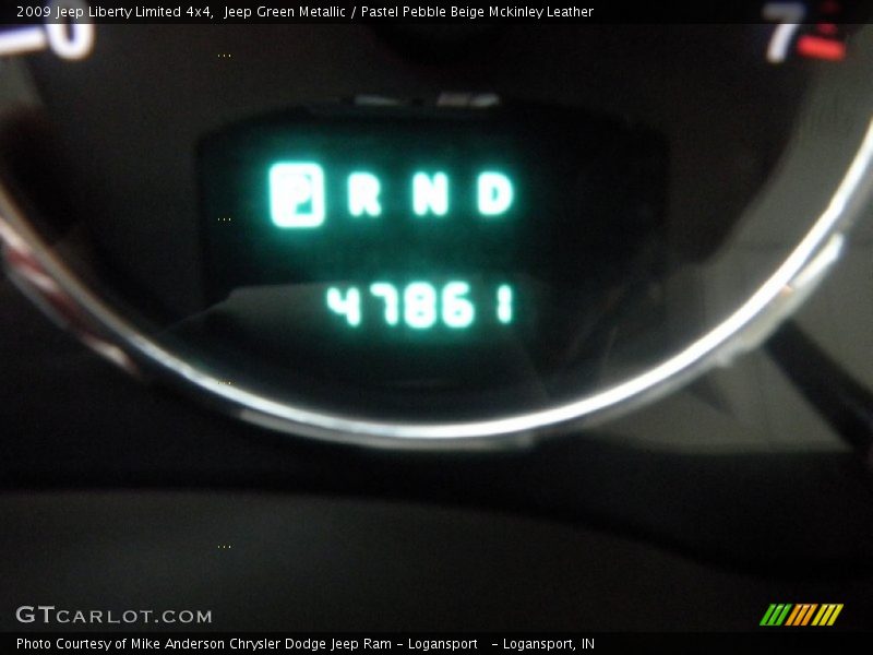 Jeep Green Metallic / Pastel Pebble Beige Mckinley Leather 2009 Jeep Liberty Limited 4x4