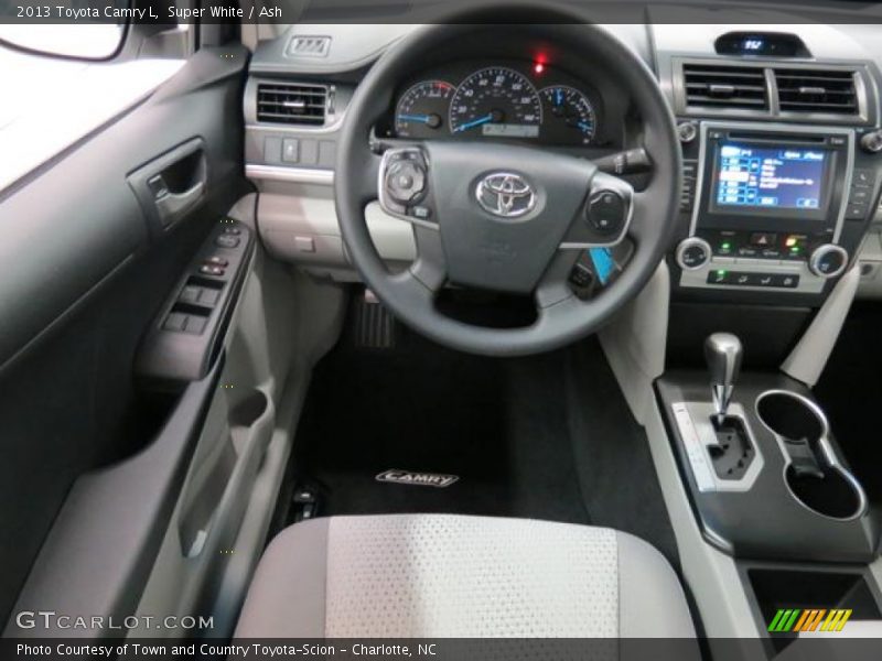 Super White / Ash 2013 Toyota Camry L