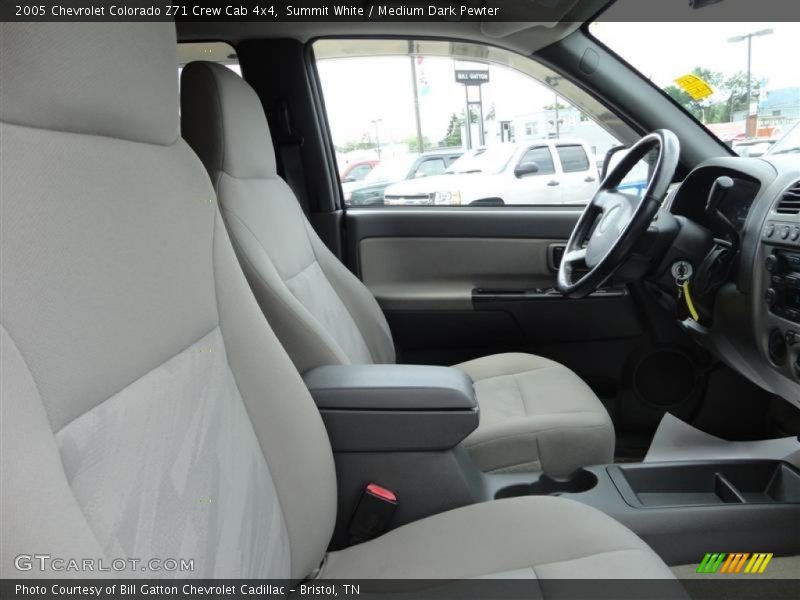 Summit White / Medium Dark Pewter 2005 Chevrolet Colorado Z71 Crew Cab 4x4