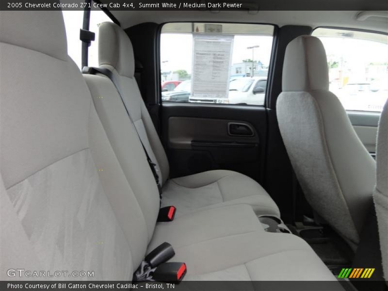 Summit White / Medium Dark Pewter 2005 Chevrolet Colorado Z71 Crew Cab 4x4