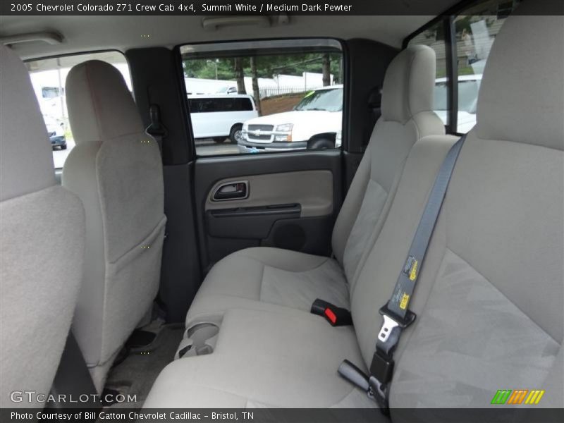 Summit White / Medium Dark Pewter 2005 Chevrolet Colorado Z71 Crew Cab 4x4
