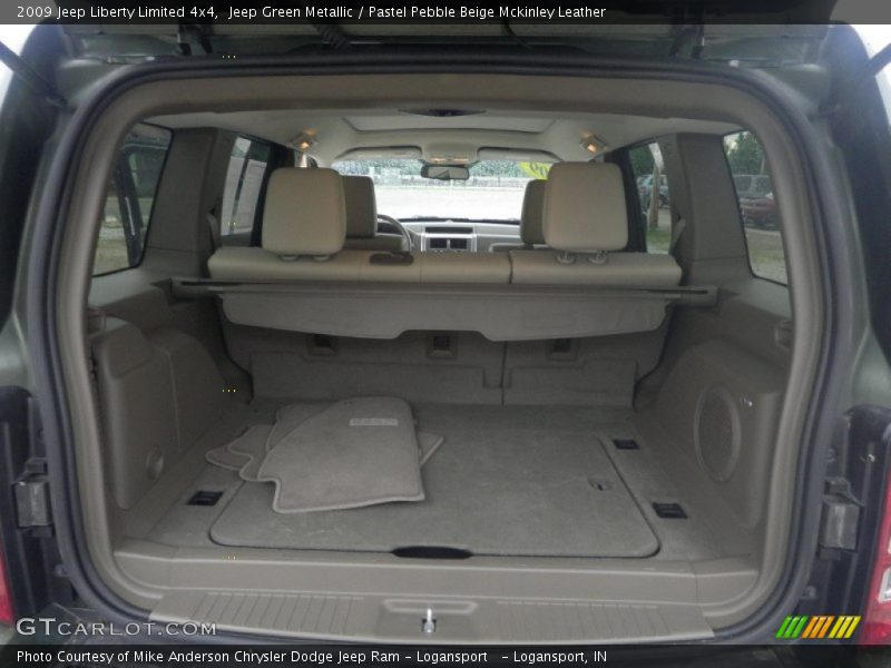Jeep Green Metallic / Pastel Pebble Beige Mckinley Leather 2009 Jeep Liberty Limited 4x4