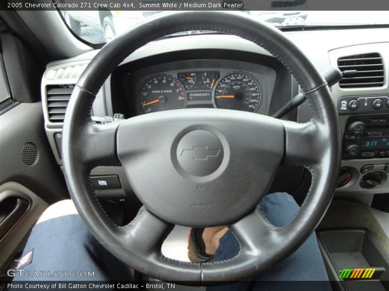 Summit White / Medium Dark Pewter 2005 Chevrolet Colorado Z71 Crew Cab 4x4