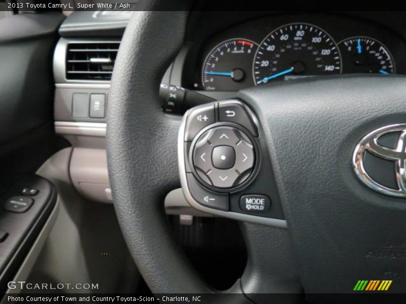 Super White / Ash 2013 Toyota Camry L