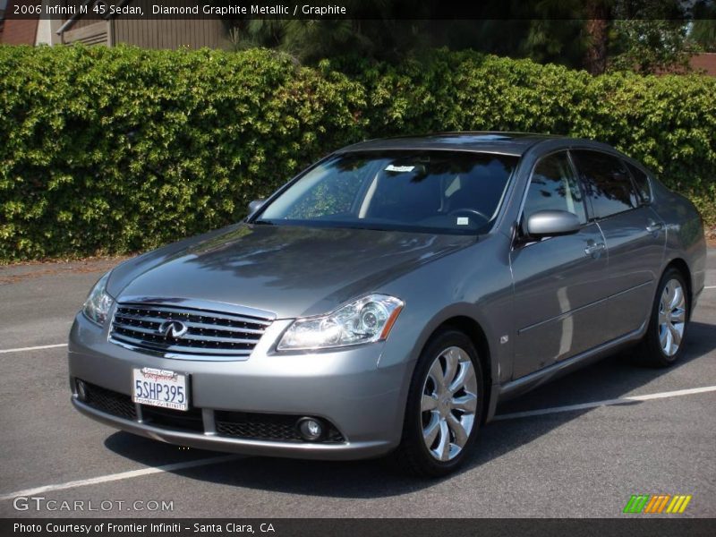 Diamond Graphite Metallic / Graphite 2006 Infiniti M 45 Sedan