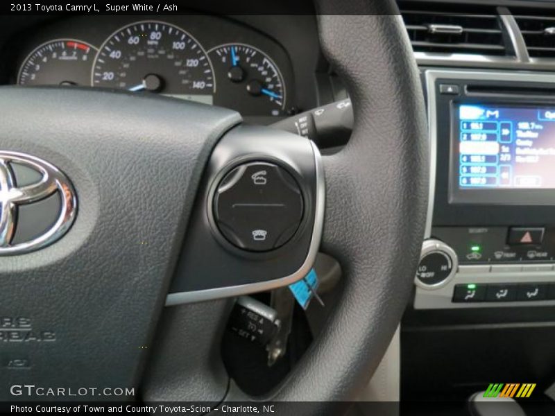 Super White / Ash 2013 Toyota Camry L