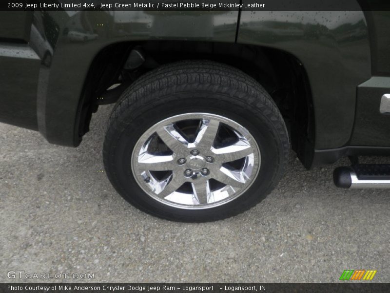 Jeep Green Metallic / Pastel Pebble Beige Mckinley Leather 2009 Jeep Liberty Limited 4x4