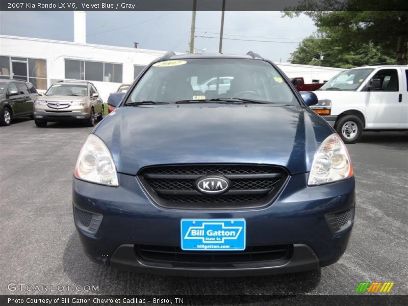 Velvet Blue / Gray 2007 Kia Rondo LX V6